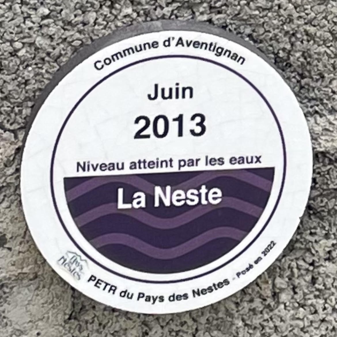 Inauguration : repères de crues & topoguides