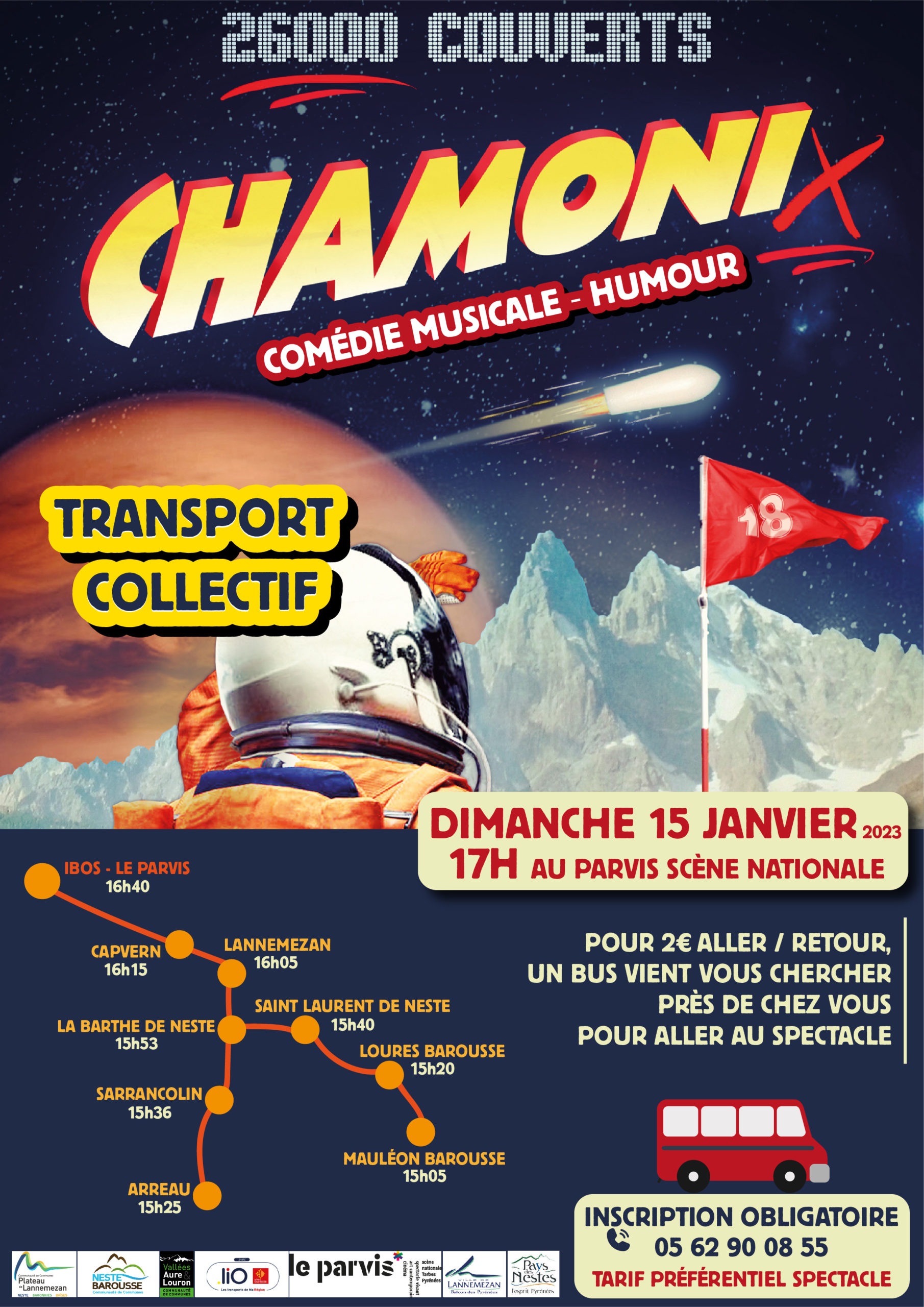 Tous en bus au Parvis !