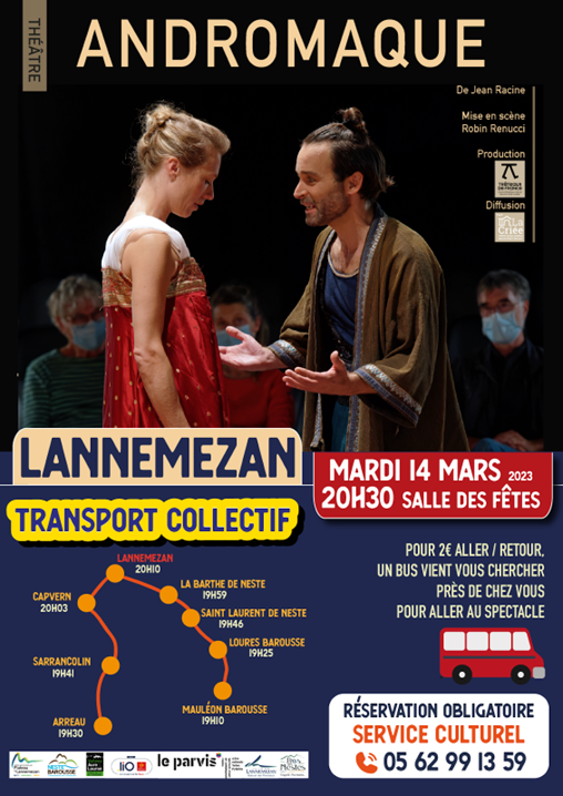 Prenez le bus pour aller au spectacle !